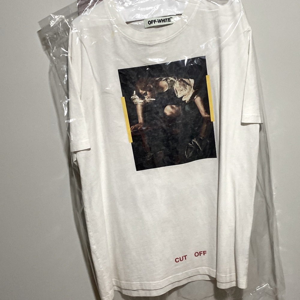 OFF-WHITE CUT OFF tee